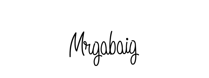 if you are searching for the best signature style for your name Mrgabaig. so please give up your signature search. here we have designed multiple signature styles  using Angelique-Rose-font-FFP. Mrgabaig signature style 5 images and pictures png
