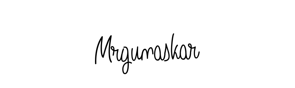 How to make Mrgunaskar name signature. Use Angelique-Rose-font-FFP style for creating short signs online. This is the latest handwritten sign. Mrgunaskar signature style 5 images and pictures png