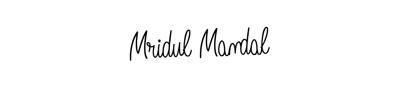 The best way (Angelique-Rose-font-FFP) to make a short signature is to pick only two or three words in your name. The name Mridul Mandal include a total of six letters. For converting this name. Mridul Mandal signature style 5 images and pictures png