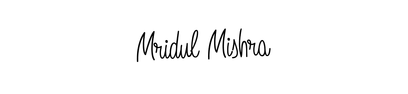 Make a beautiful signature design for name Mridul Mishra. With this signature (Angelique-Rose-font-FFP) style, you can create a handwritten signature for free. Mridul Mishra signature style 5 images and pictures png
