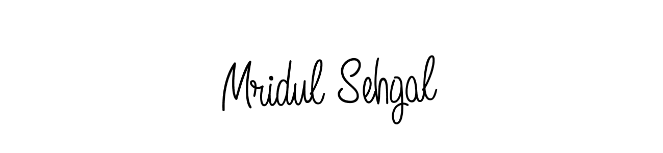 You should practise on your own different ways (Angelique-Rose-font-FFP) to write your name (Mridul Sehgal) in signature. don't let someone else do it for you. Mridul Sehgal signature style 5 images and pictures png