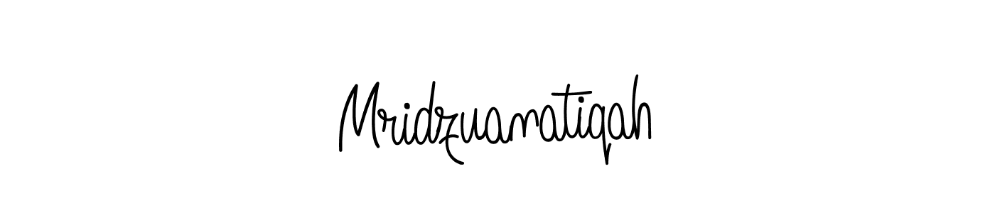 Here are the top 10 professional signature styles for the name Mridzuanatiqah. These are the best autograph styles you can use for your name. Mridzuanatiqah signature style 5 images and pictures png