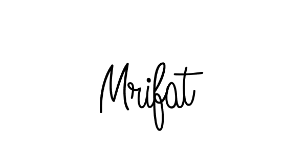 The best way (Angelique-Rose-font-FFP) to make a short signature is to pick only two or three words in your name. The name Mrifat include a total of six letters. For converting this name. Mrifat signature style 5 images and pictures png