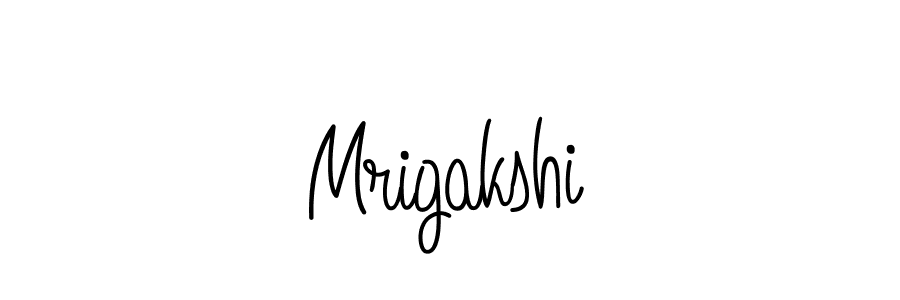 How to Draw Mrigakshi signature style? Angelique-Rose-font-FFP is a latest design signature styles for name Mrigakshi. Mrigakshi signature style 5 images and pictures png