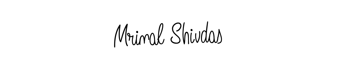 How to make Mrinal Shivdas signature? Angelique-Rose-font-FFP is a professional autograph style. Create handwritten signature for Mrinal Shivdas name. Mrinal Shivdas signature style 5 images and pictures png