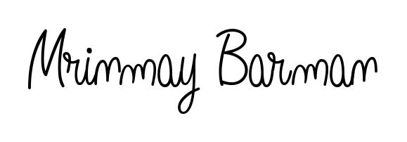 A timeless handwritten aesthetic for Mrinmay Barman. The Angelique-Rose-font-FFP font gives your signature a handcrafted feel with natural curves. Mrinmay Barman signature style 5 images and pictures png