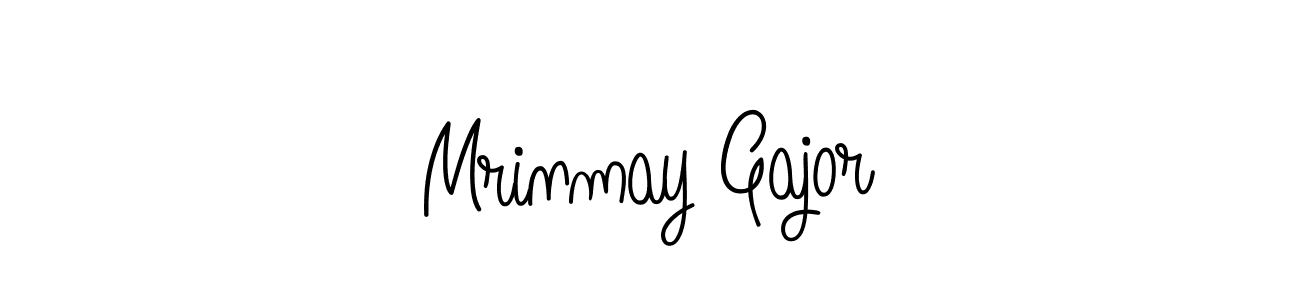 Design your own signature with our free online signature maker. With this signature software, you can create a handwritten (Angelique-Rose-font-FFP) signature for name Mrinmay Gajor. Mrinmay Gajor signature style 5 images and pictures png