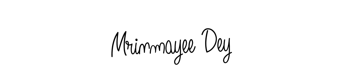 Use a signature maker to create a handwritten signature online. With this signature software, you can design (Angelique-Rose-font-FFP) your own signature for name Mrinmayee Dey. Mrinmayee Dey signature style 5 images and pictures png