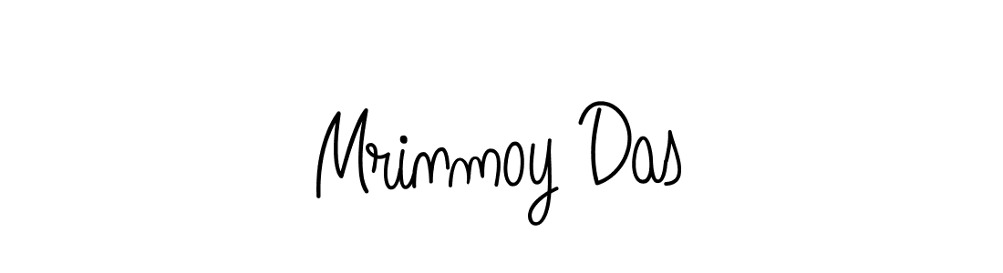 You should practise on your own different ways (Angelique-Rose-font-FFP) to write your name (Mrinmoy Das) in signature. don't let someone else do it for you. Mrinmoy Das signature style 5 images and pictures png