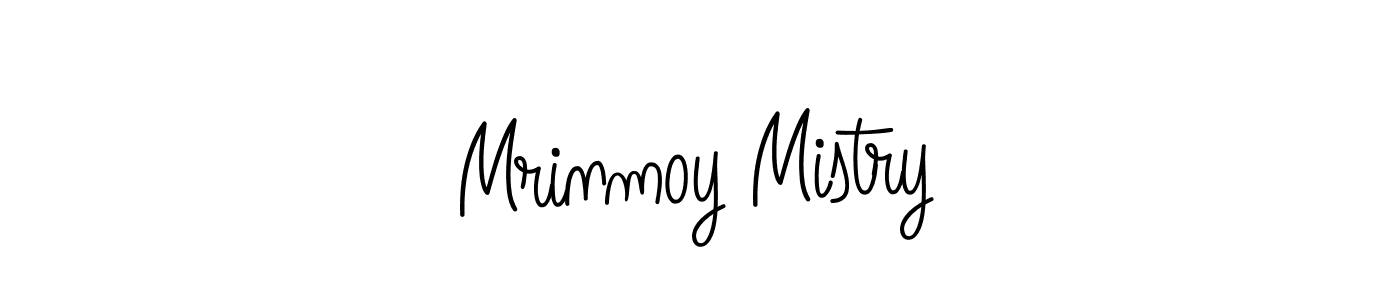 Design your own signature with our free online signature maker. With this signature software, you can create a handwritten (Angelique-Rose-font-FFP) signature for name Mrinmoy Mistry. Mrinmoy Mistry signature style 5 images and pictures png