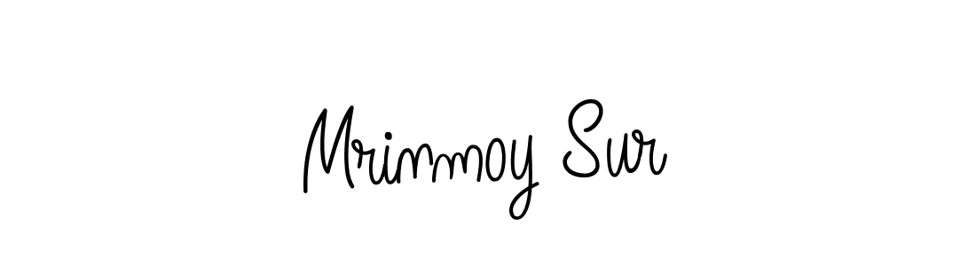 How to Draw Mrinmoy Sur signature style? Angelique-Rose-font-FFP is a latest design signature styles for name Mrinmoy Sur. Mrinmoy Sur signature style 5 images and pictures png