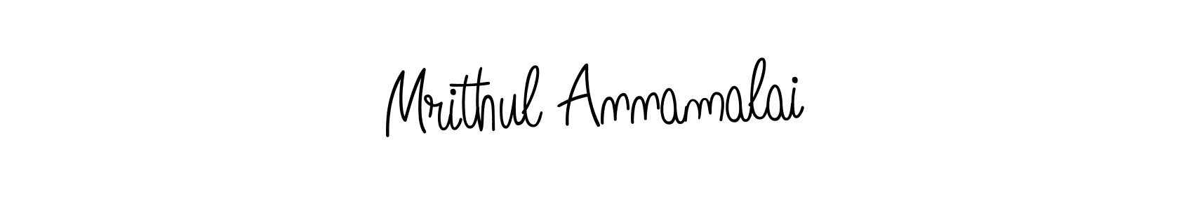 Make a beautiful signature design for name Mrithul Annamalai. Use this online signature maker to create a handwritten signature for free. Mrithul Annamalai signature style 5 images and pictures png