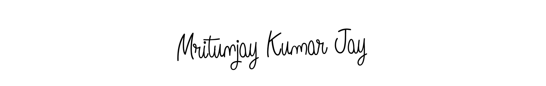 You can use this online signature creator to create a handwritten signature for the name Mritunjay Kumar Jay. This is the best online autograph maker. Mritunjay Kumar Jay signature style 5 images and pictures png