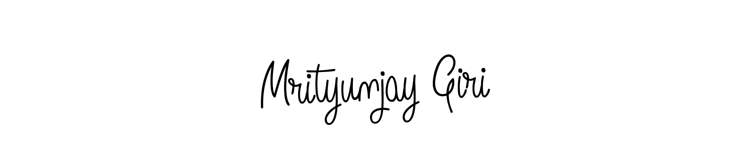 How to make Mrityunjay Giri name signature. Use Angelique-Rose-font-FFP style for creating short signs online. This is the latest handwritten sign. Mrityunjay Giri signature style 5 images and pictures png