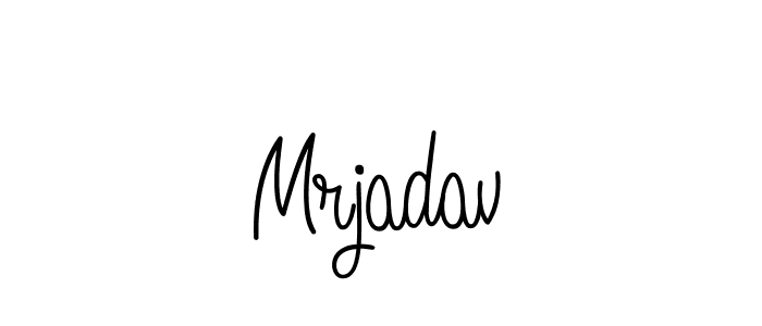 Design your own signature with our free online signature maker. With this signature software, you can create a handwritten (Angelique-Rose-font-FFP) signature for name Mrjadav. Mrjadav signature style 5 images and pictures png