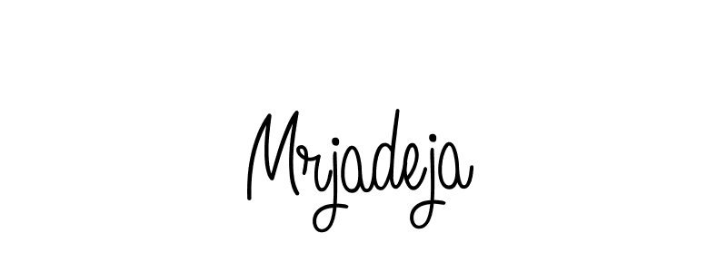 Mrjadeja stylish signature style. Best Handwritten Sign (Angelique-Rose-font-FFP) for my name. Handwritten Signature Collection Ideas for my name Mrjadeja. Mrjadeja signature style 5 images and pictures png