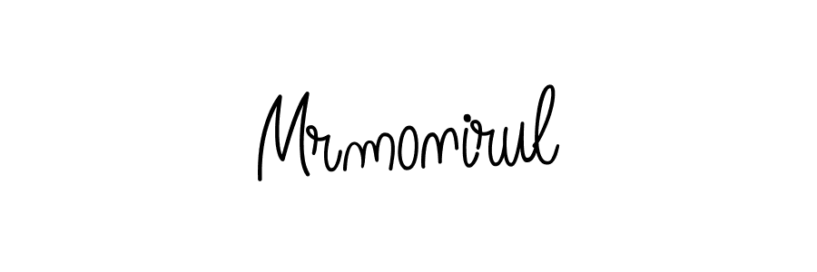 Design your own signature with our free online signature maker. With this signature software, you can create a handwritten (Angelique-Rose-font-FFP) signature for name Mrmonirul. Mrmonirul signature style 5 images and pictures png