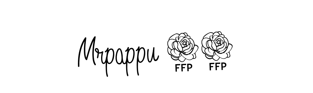 How to Draw Mrpappu 37 signature style? Angelique-Rose-font-FFP is a latest design signature styles for name Mrpappu 37. Mrpappu 37 signature style 5 images and pictures png