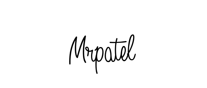 Make a beautiful signature design for name Mrpatel. With this signature (Angelique-Rose-font-FFP) style, you can create a handwritten signature for free. Mrpatel signature style 5 images and pictures png