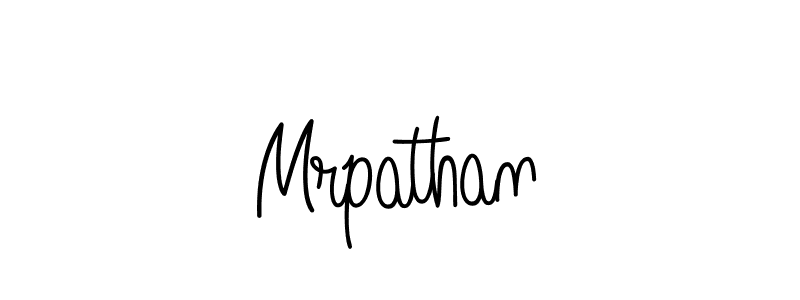Make a beautiful signature design for name Mrpathan. With this signature (Angelique-Rose-font-FFP) style, you can create a handwritten signature for free. Mrpathan signature style 5 images and pictures png