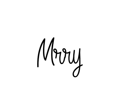 Design your own signature with our free online signature maker. With this signature software, you can create a handwritten (Angelique-Rose-font-FFP) signature for name Mrry. Mrry signature style 5 images and pictures png