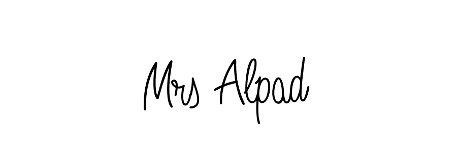 Once you've used our free online signature maker to create your best signature Angelique-Rose-font-FFP style, it's time to enjoy all of the benefits that Mrs Alpad name signing documents. Mrs Alpad signature style 5 images and pictures png