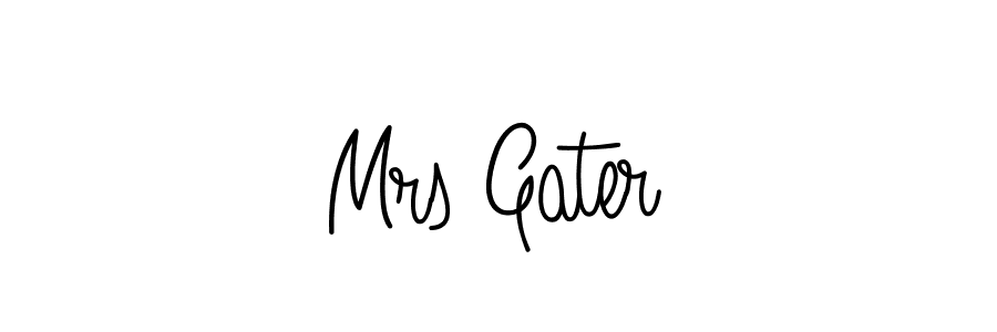 Angelique-Rose-font-FFP is a professional signature style that is perfect for those who want to add a touch of class to their signature. It is also a great choice for those who want to make their signature more unique. Get Mrs Gater name to fancy signature for free. Mrs Gater signature style 5 images and pictures png