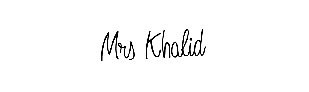 Also You can easily find your signature by using the search form. We will create Mrs Khalid name handwritten signature images for you free of cost using Angelique-Rose-font-FFP sign style. Mrs Khalid signature style 5 images and pictures png