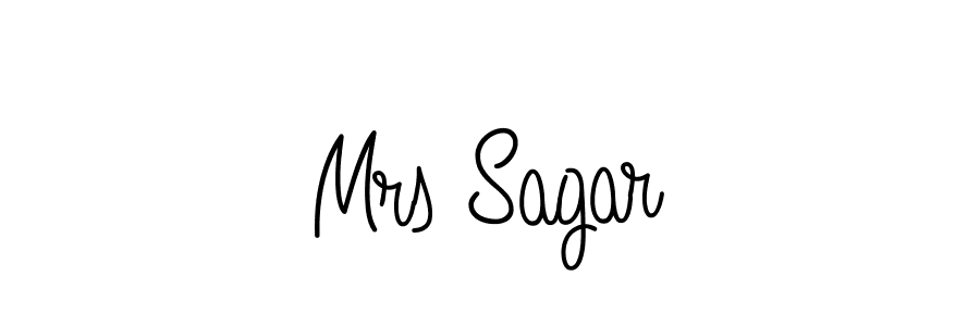 Also we have Mrs Sagar name is the best signature style. Create professional handwritten signature collection using Angelique-Rose-font-FFP autograph style. Mrs Sagar signature style 5 images and pictures png