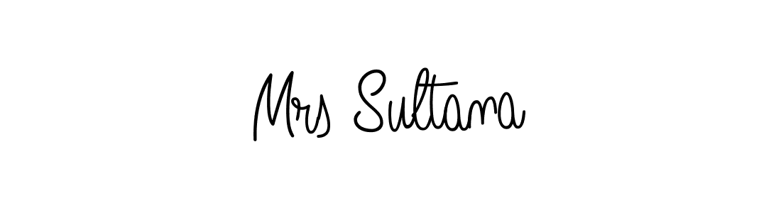 if you are searching for the best signature style for your name Mrs Sultana. so please give up your signature search. here we have designed multiple signature styles  using Angelique-Rose-font-FFP. Mrs Sultana signature style 5 images and pictures png