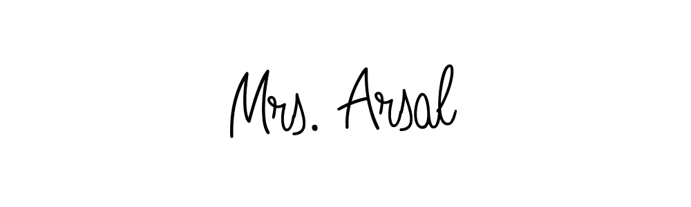 Best and Professional Signature Style for Mrs. Arsal. Angelique-Rose-font-FFP Best Signature Style Collection. Mrs. Arsal signature style 5 images and pictures png