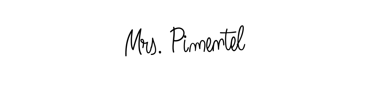 Make a beautiful signature design for name Mrs. Pimentel. Use this online signature maker to create a handwritten signature for free. Mrs. Pimentel signature style 5 images and pictures png