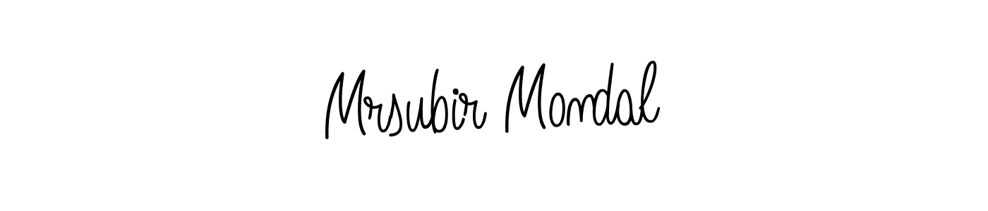 if you are searching for the best signature style for your name Mrsubir Mondal. so please give up your signature search. here we have designed multiple signature styles  using Angelique-Rose-font-FFP. Mrsubir Mondal signature style 5 images and pictures png