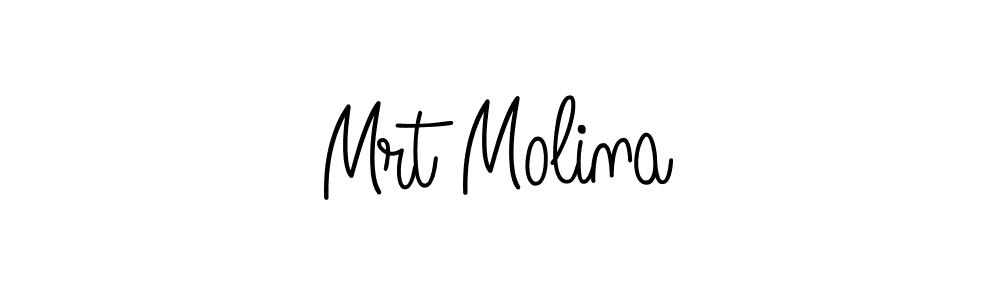 Create a beautiful signature design for name Mrt Molina. With this signature (Angelique-Rose-font-FFP) fonts, you can make a handwritten signature for free. Mrt Molina signature style 5 images and pictures png