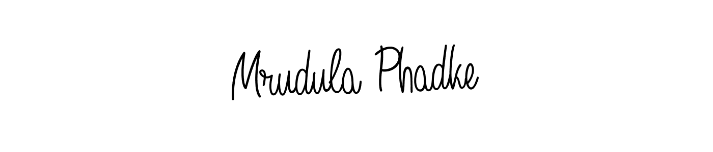 Also we have Mrudula Phadke name is the best signature style. Create professional handwritten signature collection using Angelique-Rose-font-FFP autograph style. Mrudula Phadke signature style 5 images and pictures png