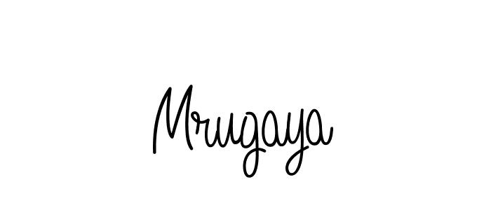 Best and Professional Signature Style for Mrugaya. Angelique-Rose-font-FFP Best Signature Style Collection. Mrugaya signature style 5 images and pictures png