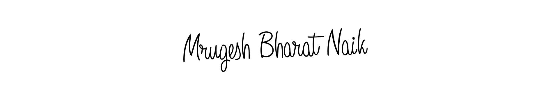 How to make Mrugesh Bharat Naik signature? Angelique-Rose-font-FFP is a professional autograph style. Create handwritten signature for Mrugesh Bharat Naik name. Mrugesh Bharat Naik signature style 5 images and pictures png