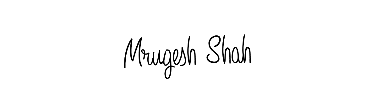 if you are searching for the best signature style for your name Mrugesh Shah. so please give up your signature search. here we have designed multiple signature styles  using Angelique-Rose-font-FFP. Mrugesh Shah signature style 5 images and pictures png