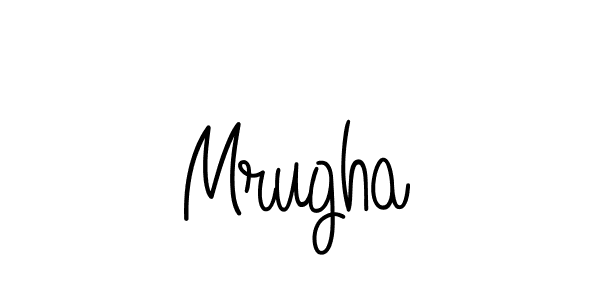 Also we have Mrugha name is the best signature style. Create professional handwritten signature collection using Angelique-Rose-font-FFP autograph style. Mrugha signature style 5 images and pictures png