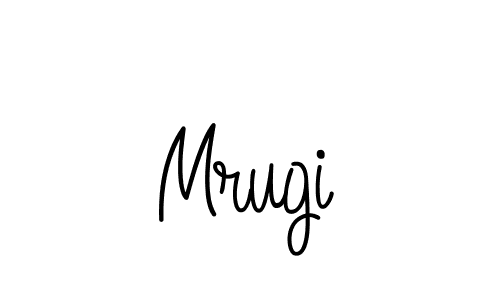 Best and Professional Signature Style for Mrugi. Angelique-Rose-font-FFP Best Signature Style Collection. Mrugi signature style 5 images and pictures png