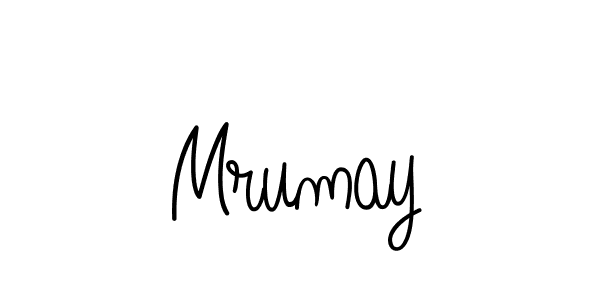 How to Draw Mrumay signature style? Angelique-Rose-font-FFP is a latest design signature styles for name Mrumay. Mrumay signature style 5 images and pictures png