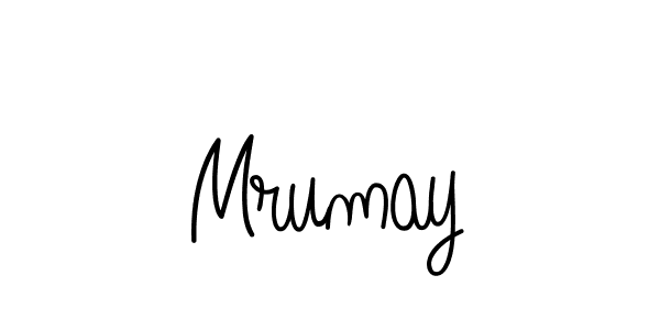 How to Draw Mrumay signature style? Angelique-Rose-font-FFP is a latest design signature styles for name Mrumay. Mrumay signature style 5 images and pictures png