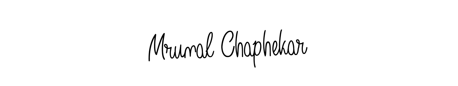 How to make Mrunal Chaphekar name signature. Use Angelique-Rose-font-FFP style for creating short signs online. This is the latest handwritten sign. Mrunal Chaphekar signature style 5 images and pictures png