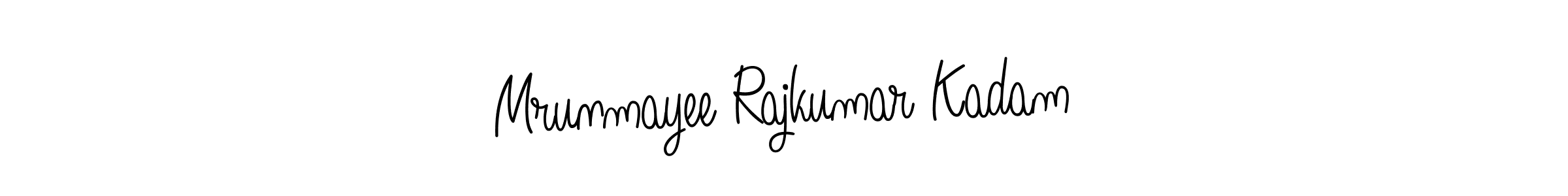 Make a beautiful signature design for name Mrunmayee Rajkumar Kadam. Use this online signature maker to create a handwritten signature for free. Mrunmayee Rajkumar Kadam signature style 5 images and pictures png