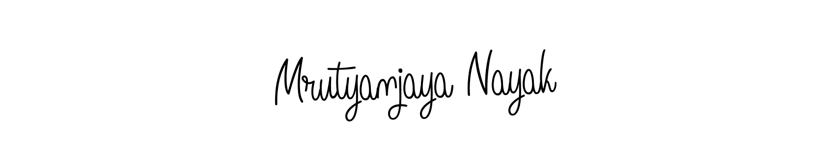 Create a beautiful signature design for name Mrutyanjaya Nayak. With this signature (Angelique-Rose-font-FFP) fonts, you can make a handwritten signature for free. Mrutyanjaya Nayak signature style 5 images and pictures png