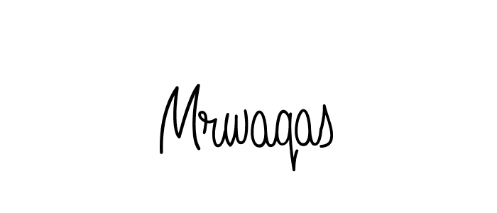 How to make Mrwaqas signature? Angelique-Rose-font-FFP is a professional autograph style. Create handwritten signature for Mrwaqas name. Mrwaqas signature style 5 images and pictures png