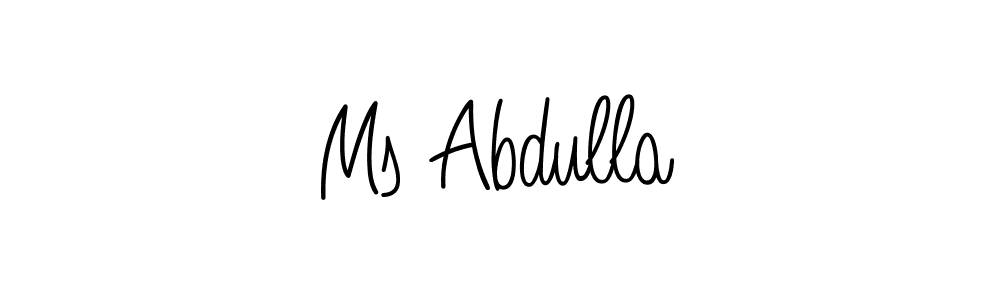 Similarly Angelique-Rose-font-FFP is the best handwritten signature design. Signature creator online .You can use it as an online autograph creator for name Ms Abdulla. Ms Abdulla signature style 5 images and pictures png