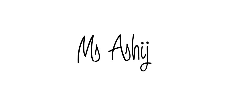 if you are searching for the best signature style for your name Ms Ashij. so please give up your signature search. here we have designed multiple signature styles  using Angelique-Rose-font-FFP. Ms Ashij signature style 5 images and pictures png