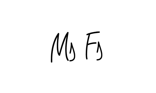 You should practise on your own different ways (Angelique-Rose-font-FFP) to write your name (Ms Fs) in signature. don't let someone else do it for you. Ms Fs signature style 5 images and pictures png