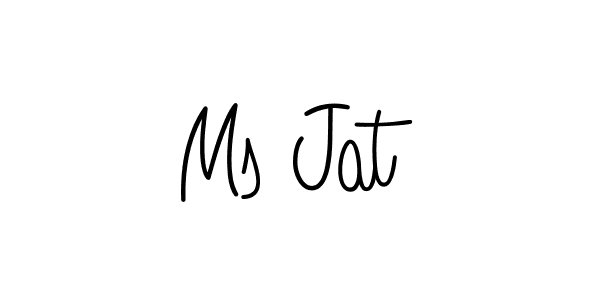 Make a short Ms Jat signature style. Manage your documents anywhere anytime using Angelique-Rose-font-FFP. Create and add eSignatures, submit forms, share and send files easily. Ms Jat signature style 5 images and pictures png